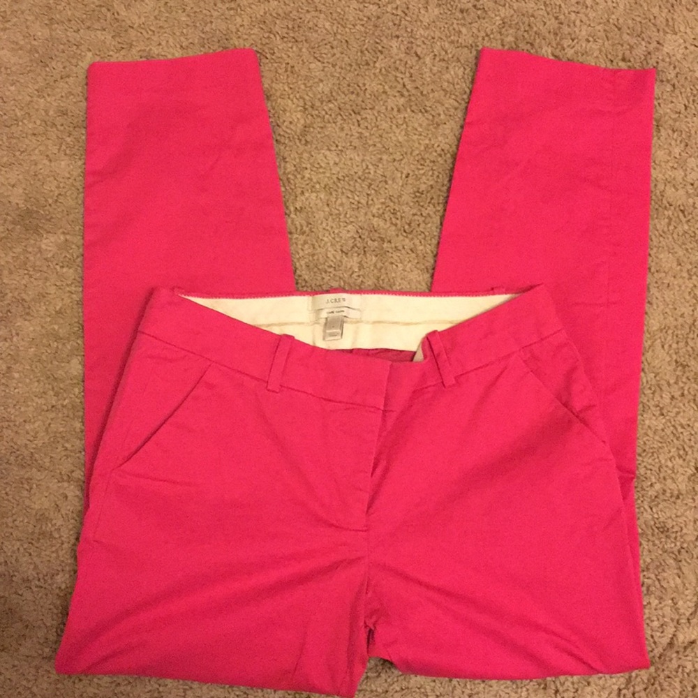 Hot Pink J. Crew Cafe Capris!